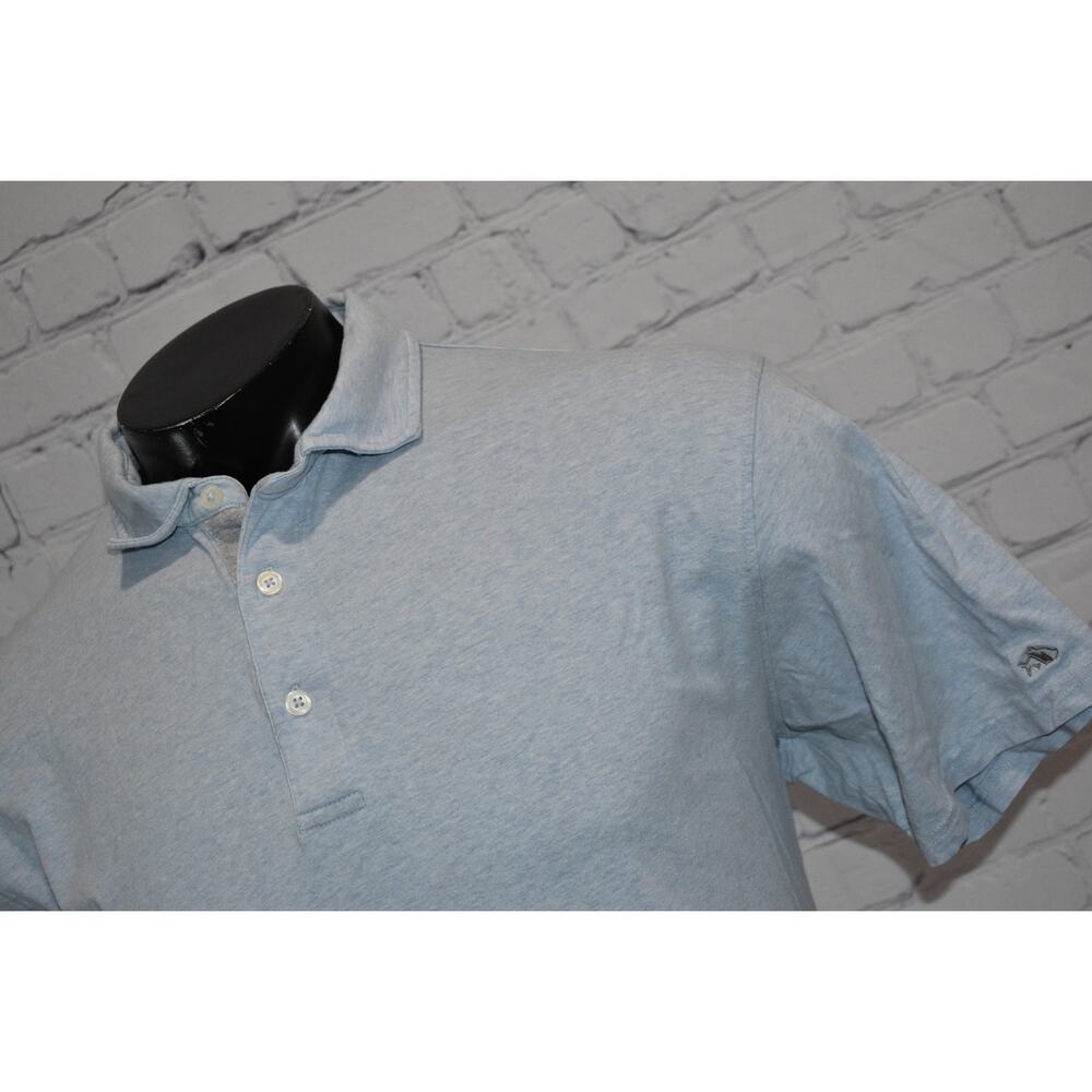 Fish Hippie Golf Polo Shirt Mens Size XL Stretch Performance Cotton Blue